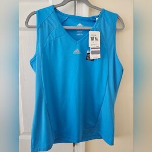 NWT Adidas Performance Tank, Blue, Size Large